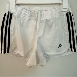 Adidas white shorts
